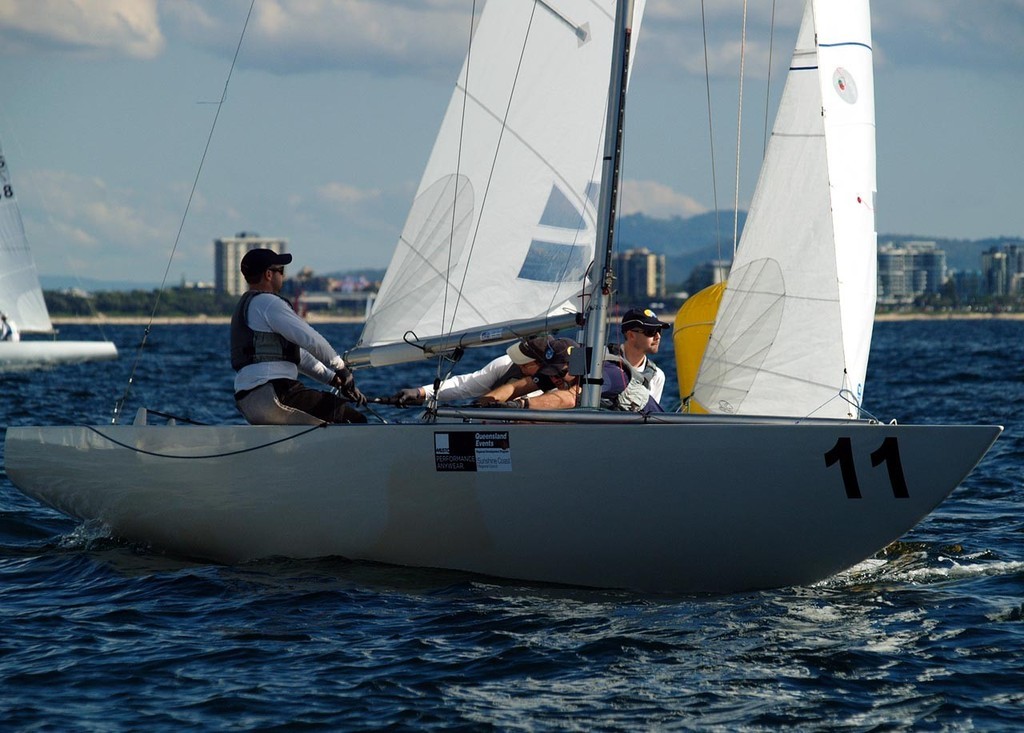 Barry crew work  - Musto Etchells Australian Winter Championship 2009 © Peter Duncan http://www.questphoto.net